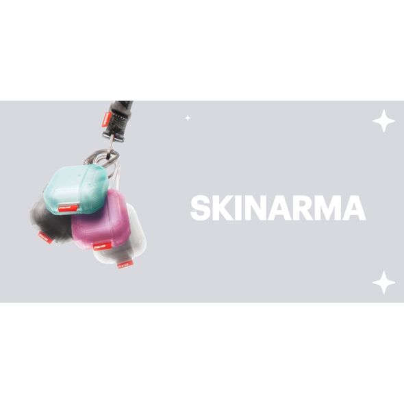 Θήκη SKINARMA Mecha CE για AirPods 4 smoke