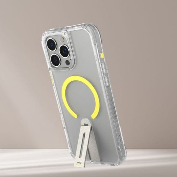 Θήκη SKINARMA Helix για iPhone 16 Pro Max Μαγνητική Φόρτιση 360 Περιστρεφόμενη Βάση διαφανής