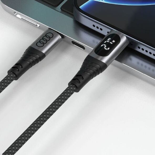 Καλώδιο USB-C/USB-C Audi 2.0 Charge & Sync Cable 20V 3A 60W μαύρο