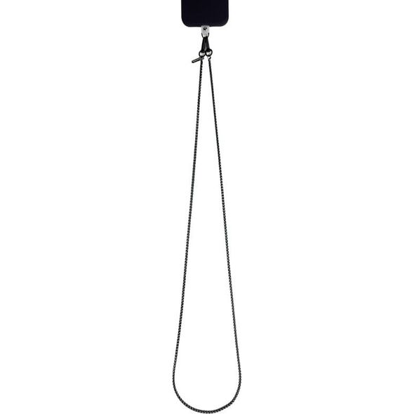 Crong Phone Crossbody - smycz zawieszka do telefonu czarna - Gwarancja bezpieczeństwa. Proste raty. Bezpłatna wysyłka od 170 zł.
