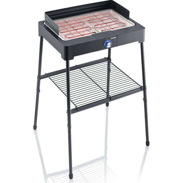 Severin PG8566 Grill ogrodowy elektryczny 2200 W 44.5 cm x 26 cm