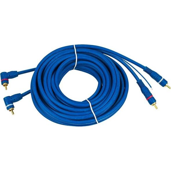 Kabel Blow 8676# Przył.2xrca 6mm  5m złote kątowe + ster.