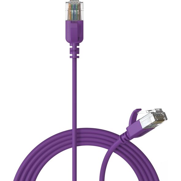 Procab PROCAB CSD560V/0.5 Καλώδιο δικτύου Slimline - CAT6A RJ45 U/UTP έκδοση μωβ - 0,5 μέτρα