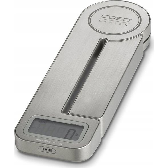 Waga kuchenna Caso Caso | Scales | KitchenEcostyle | Maximum weight (capacity) 5kg | Graduation 1 g | Ekranas type LCD | Nerūdijantis plienas