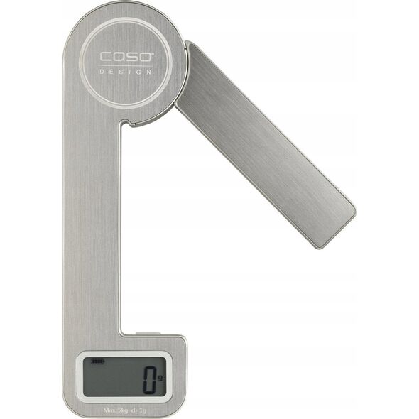 Waga kuchenna Caso Caso | Scales | KitchenEcostyle | Maximum weight (capacity) 5kg | Graduation 1 g | Ekranas type LCD | Nerūdijantis plienas