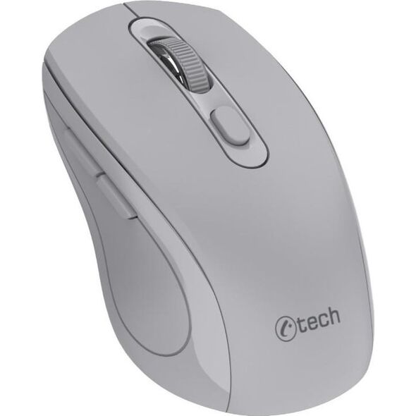 C-TECH ποντίκι Dual mode, ασύρματο, 1600DPI, 6 κουμπιά, γκρι, USB nano receiver