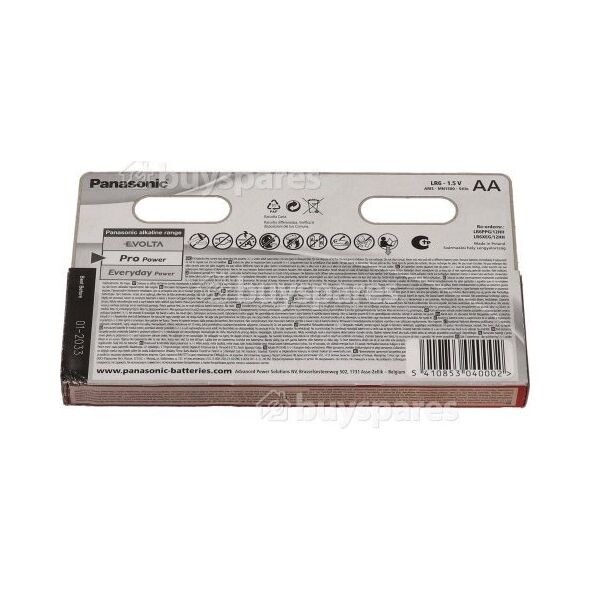Panasonic PANASONIC Αλκαλικές μπαταρίες Pro Power LR6PPG/12BW AA 1,5V (Blistr 12ks)