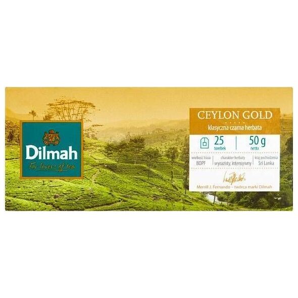 Actis Ceylon Gold czarna klasyczna 50 g (25 torebek)