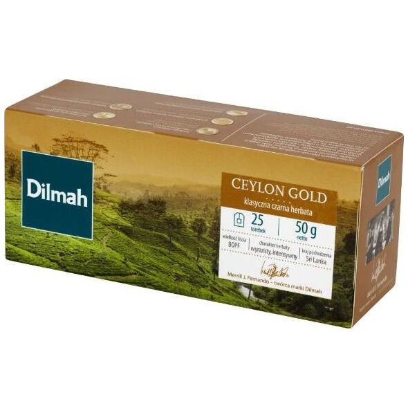 Actis Ceylon Gold czarna klasyczna 50 g (25 torebek)