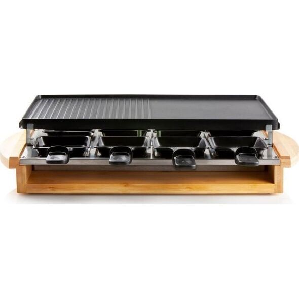 Grill elektryczny Domo Domo Raclette D09246G Bamboo black - 1200W