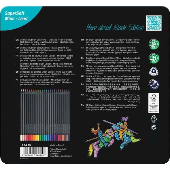 Faber-Castell Faber-Castell 116425 ołówek kolorowy Wielobarwny 24 szt.