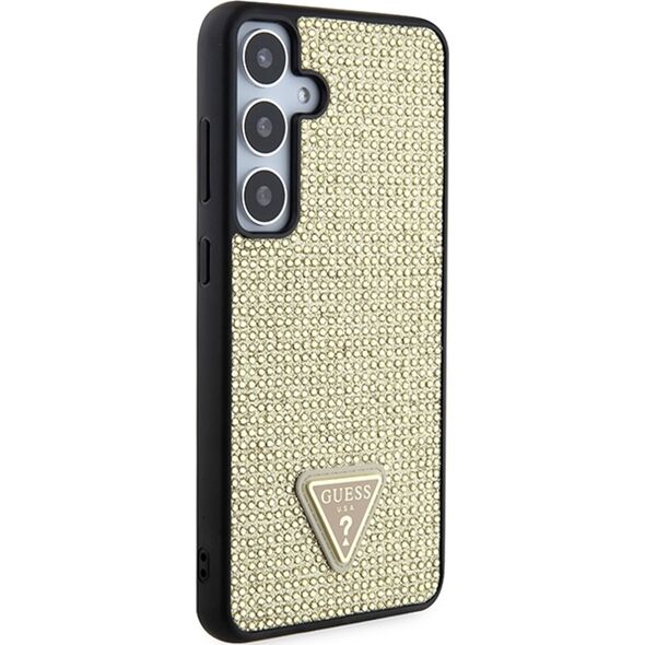 Guess GUHCS24SHDGPPD S24 S921 złoty/gold hardcase Rhinestone Triangle