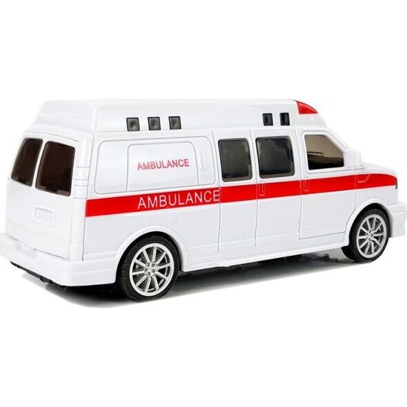 Lean Sport Ambulans Karetka Pogotowia z Napędem Dźwięk Syrena Światła