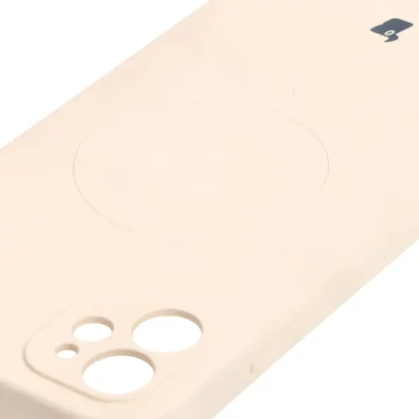 Bizon Case Silicone Magnetic Apple iPhone 11 beige