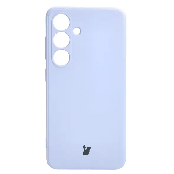 Bizon Case Silicone Sq Samsung Galaxy S24 light purple