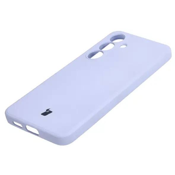 Bizon Case Silicone Sq Samsung Galaxy S24 light purple