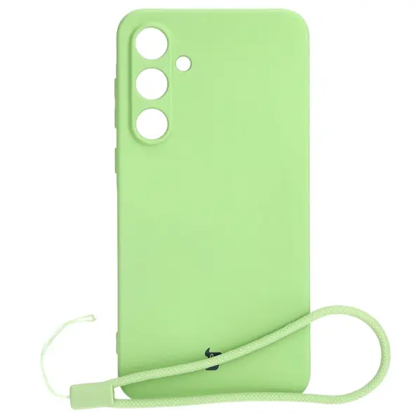 Bizon Case Silicone Samsung Galaxy A55 5G light green