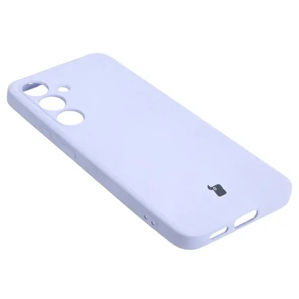 Bizon Case Silicone Sq Samsung Galaxy S24 light purple