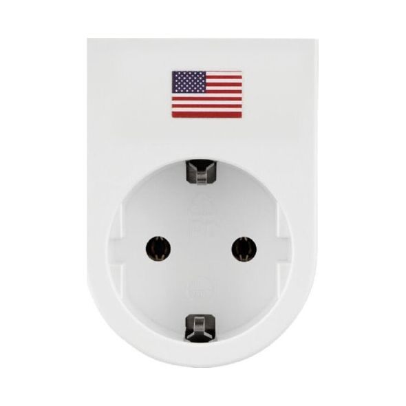 REV REV Travel Plug Traveler USA white
