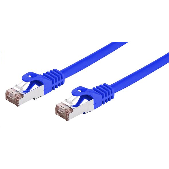 Καλώδιο patchcord C-Tech C-TECH Cat6, FTP, μπλε, 1μ