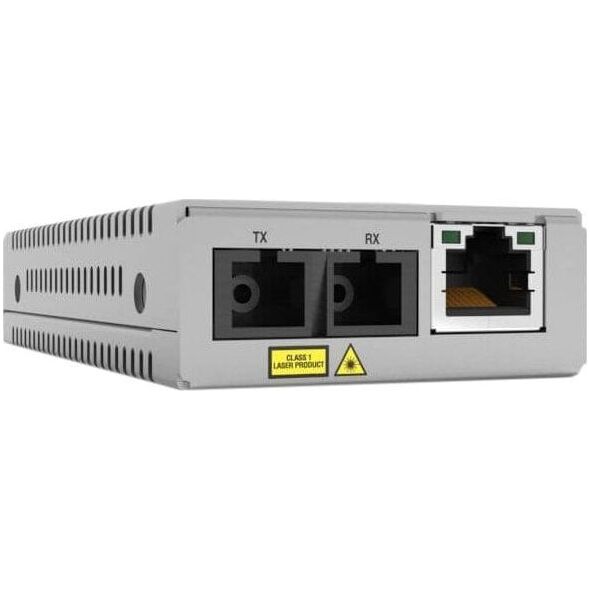 Konwerter światłowodowy Allied Telesis Allied Telesis AT MMC200LX/SC - Medienkonverter - 100Mb LAN - 10Base-T, 100Base-TX, 100Base-LX, 100Base-SC - RJ-45 / LX/SC Single-Mode - bis zu 15 km - 1310 nm - TAA-konform