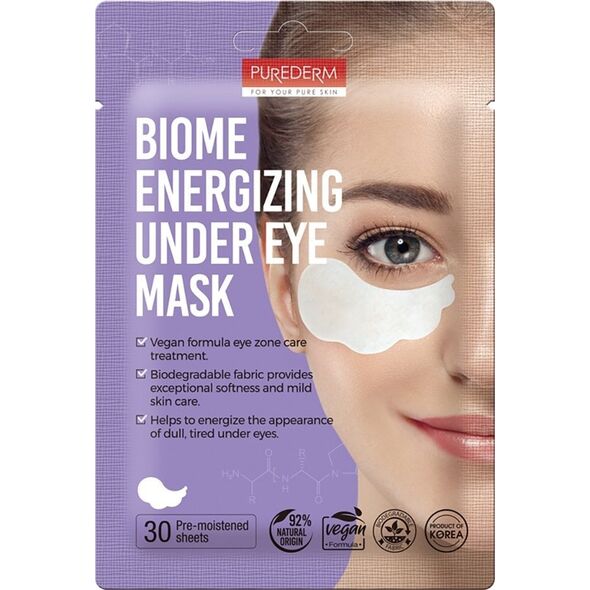 PUREDERM_Biome Energizing προβιοτικά vegan επιθέματα ματιών 30τμχ
