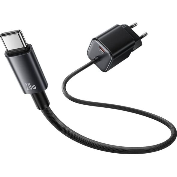 Φορτιστής τοίχου USAMS JC Series CC261 20W GaN Mini Fast Charger 2xUSB-C λευκό