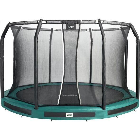 Trampolina ogrodowa Salta Premium Ground Combo z siatką wewnętrzną 14 FT 427 cm