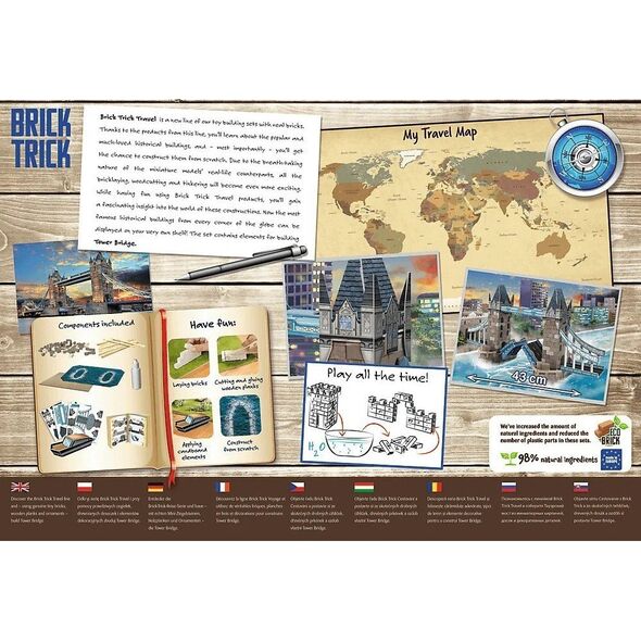 Trefl BRICK TRICK Travel Tower Bridge 61606