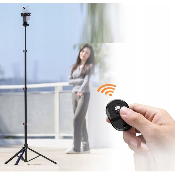 Statyw 1.6m Kijek Selfie 1/4 Uchwyt na Telefon Pilot Bluetooth / ULANZI TB64z