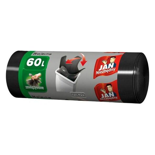 Grosik Worki na śmieci 60L 26szt. (ZZA387600)