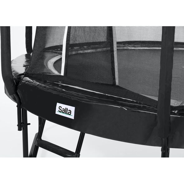 Trampolina ogrodowa Salta ogrodowa First Class z siatką wewnętrzną 8 FT 251 cm czarna