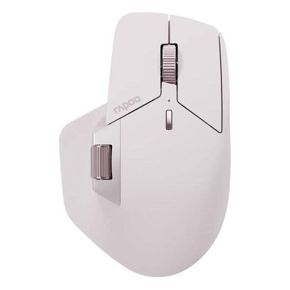 RAPOO Myš MT760M, Multi-mode, Bezdrátová, Optická, Růžová