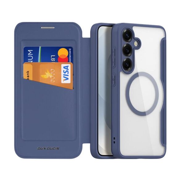 Θήκη Flip Dux Ducis Skin X Pro Wallet με Μαγνητικό Stand Samsung S931B Galaxy S25 5G Μπλε 6971824160901 6971824160901 έως και 12 άτοκες δόσεις