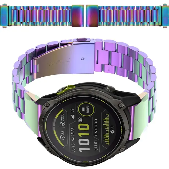 Bizon Strap Watch Aura Smartwatch 26 mm rainbow