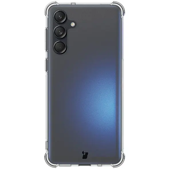 Bizon Case Clear Pack case + 2x screen glass + lens glass Samsung Galaxy M55 5G clear
