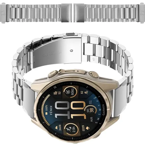 Bizon Strap Watch Aura Smartwatch 20mm silver