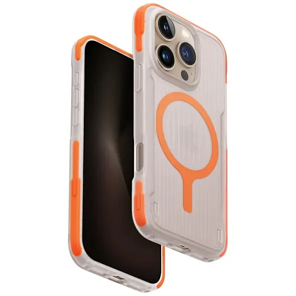 UNIQ Combat Active Apple iPhone 16 Pro Magclick Charging orange