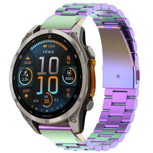 Bizon Strap Watch Aura Smartwatch 22mm rainbow