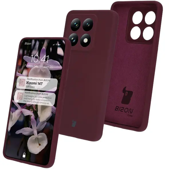 Bizon Soft Case Xiaomi Redmi 14C 4G / Poco C75 dark purple
