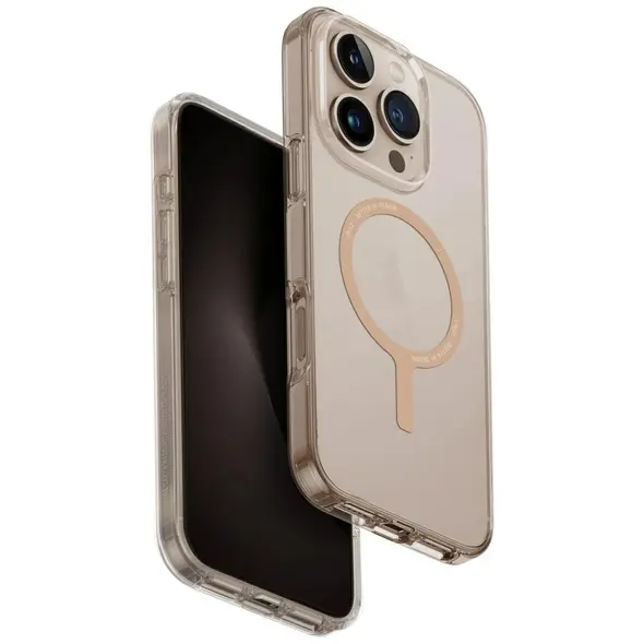 UNIQ Clario Apple iPhone 16 Pro Magclick Charging clear/gold