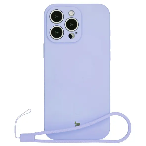 Bizon Case Silicone Magnetic Apple iPhone 16 Pro light purple
