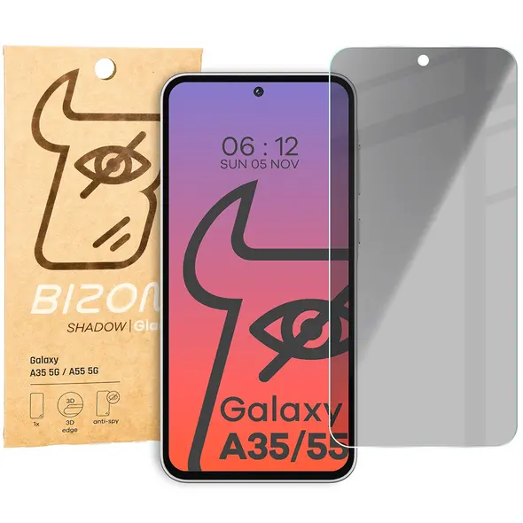 Bizon Glass Clear Shadow Samsung Galaxy A35 / A55 5G tinted