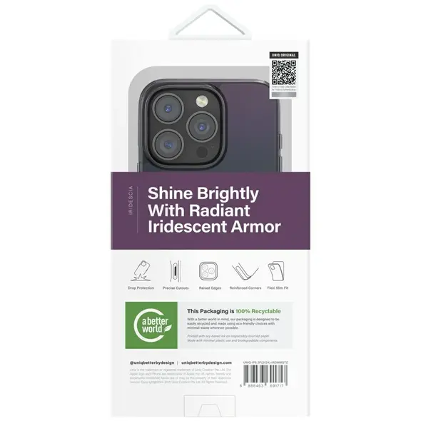 UNIQ Iridescia Apple iPhone 16 Pro Magclick Charging midnight
