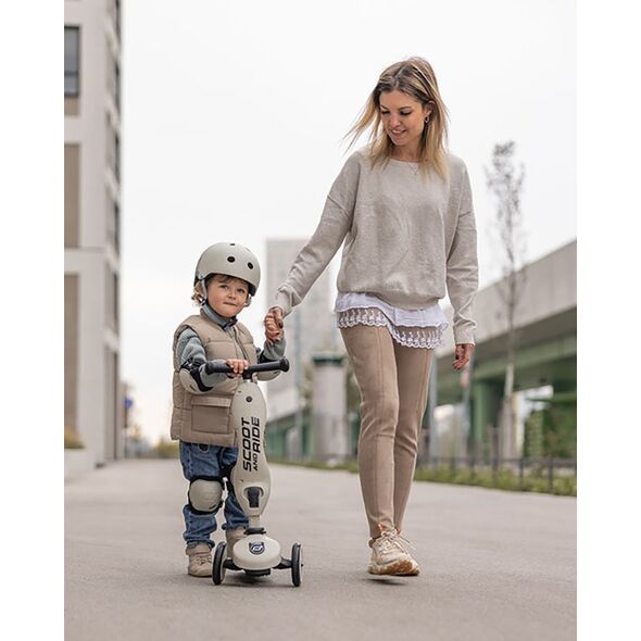 Scoot and Ride Ochraniacze dla dzieci, na rolki, wrotki, hulajnogę, rozm. S, kolor: Ash