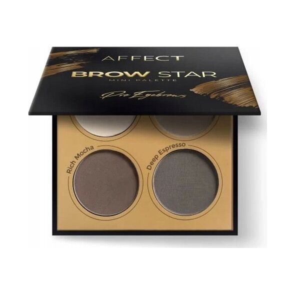 AFFECT_Brow Star Mini παλέτα σκιών για φρύδια 6g