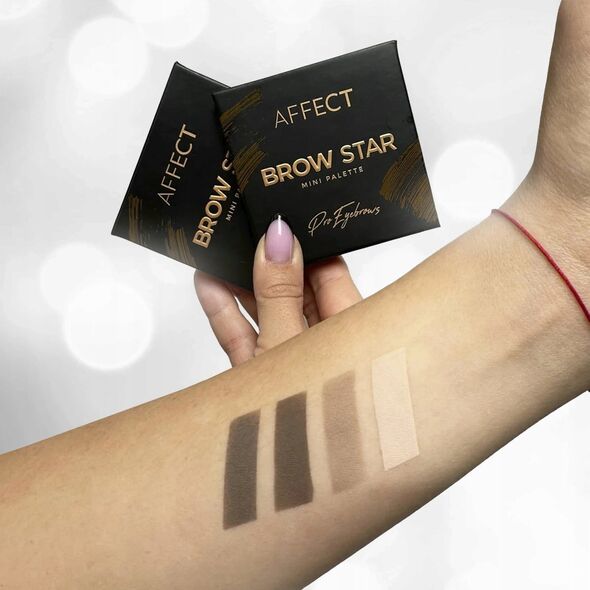 AFFECT_Brow Star Mini παλέτα σκιών για φρύδια 6g