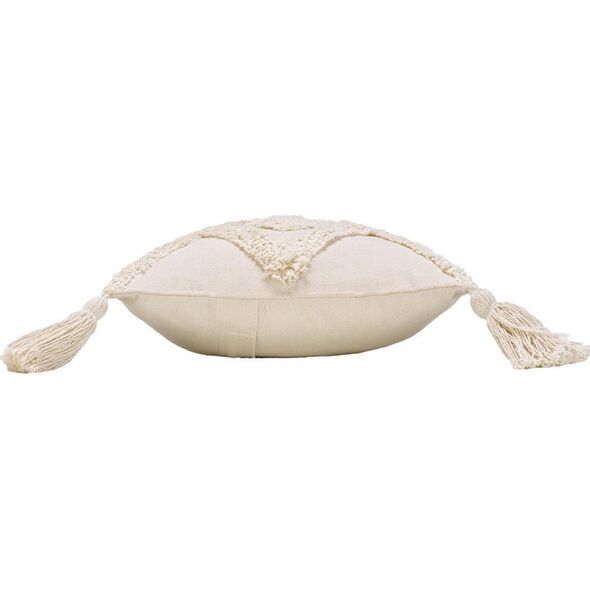 Μαξιλάρι με κρόσσια και σχέδιο tufted, 30 x 50 cm, INCA