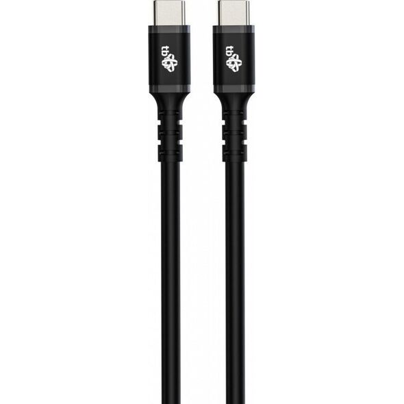 TB Kabel USB C - USB C 3m silikonowy czarny 2.0