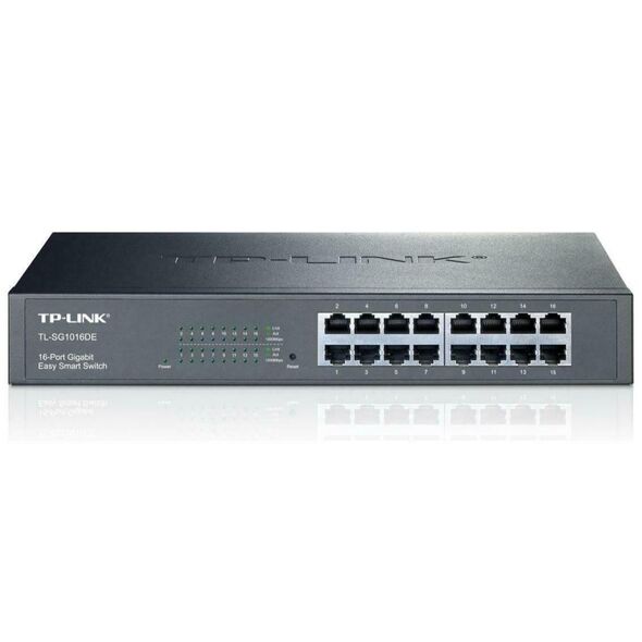 TP-LINK 16-Port Gigabit Smart Switch(TL-SG1016DE) (TPTL-SG1016DE) έως 12 άτοκες Δόσεις